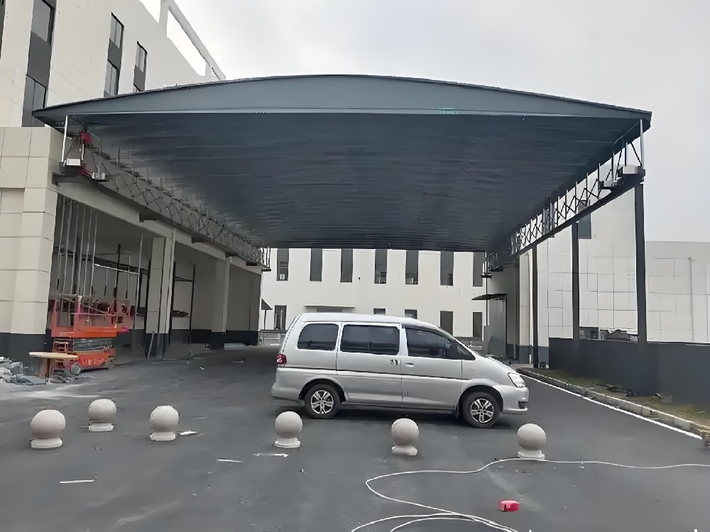 单边立柱电动雨棚