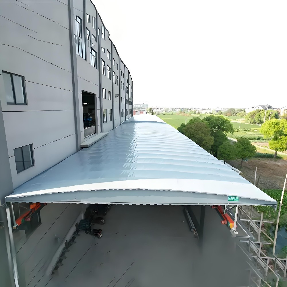 单边立柱电动雨棚